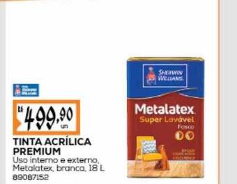 Obramax Tinta acrilica premium sherwin williams oferta