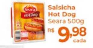 Rede Top Salsicha hot dog seara oferta
