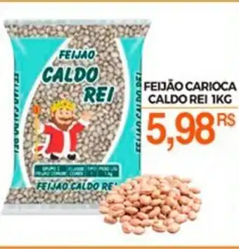 Mercadão Atacadista Feijao Carioca Caldo Rei 1kg oferta