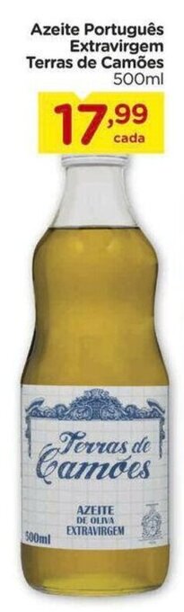 Carrefour Bairro Azeite Portugues Extravirgem Terras de Camoes 500ml oferta