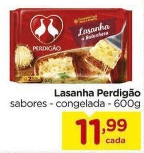Carrefour Bairro Lasanha Perdigao 600g oferta