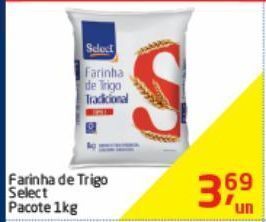 Tenda Atacado Farinha de trigo select 1kg oferta