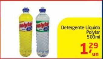 Tenda Atacado Detergente líquido polylar 500ml oferta