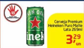 Tenda Atacado Cerveja heineken 269ml oferta