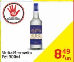Tenda Atacado Vodka moscowita 900ml oferta