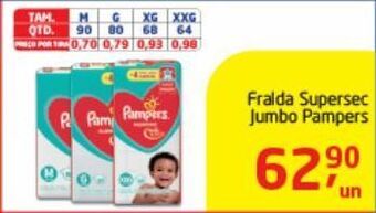 Tenda Atacado Fralda supersec jumbo pampers oferta