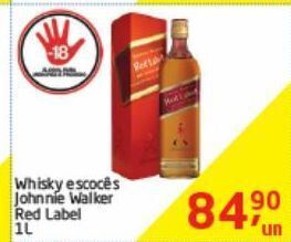Tenda Atacado Whisky escocês johnnie walker red label 1l oferta