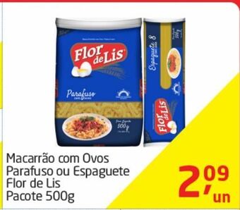 Tenda Atacado Macarrão com ovos flor de lis 500g oferta