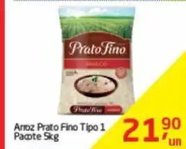 Tenda Atacado Arroz fino tipo 1 prato fino 5kg oferta