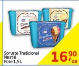 Tenda Atacado Sorvete nestlé 1,5l oferta