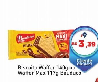 Tonin Superatacado Biscoito waffer 140g ou waffer max 117g bauduco oferta