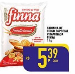 Mercantil Rodrigues Farinha de trigo finna 1kg oferta