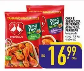 Mercantil Rodrigues Coxa e sobrecoxa de frango perdigão 1,2kg oferta