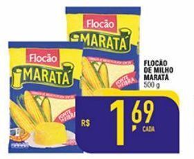 Mercantil Rodrigues Flocão de milho maratá 500g oferta