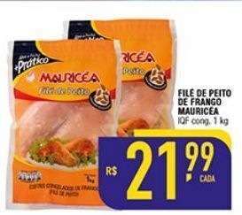 Mercantil Rodrigues Filé de peito de frango mauricéa 1kg oferta