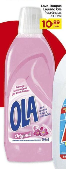 Lava roupas Liquido Ola 500ml