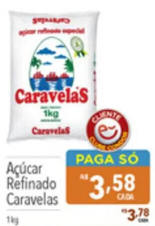 Acucar Refinado Caravelas 1kg