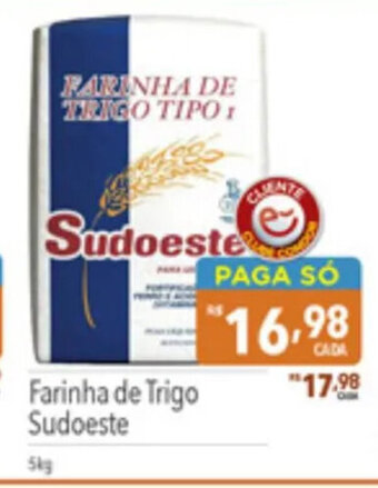 Supermercados Condor Farinha de Trigo Sudoeste 5kg oferta