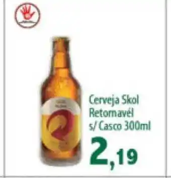 Cerveja skol retornavel s casco