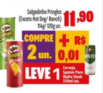 Rede Top Salgadinho pringles oferta
