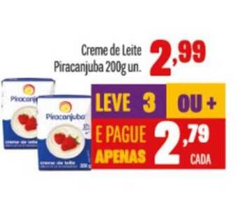 Rede Top Creme de leite piracanjuba oferta