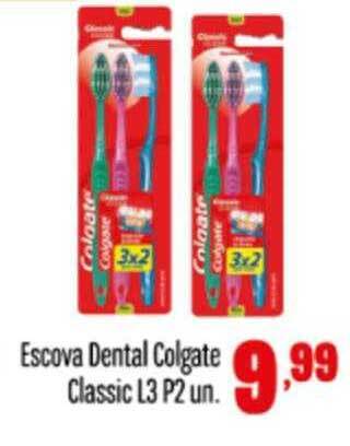 Rede Top Escova dental colgate classic oferta