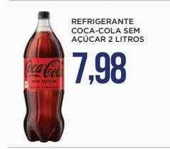 Apoio Mineiro Refrigerante coca-cola sem açucar oferta
