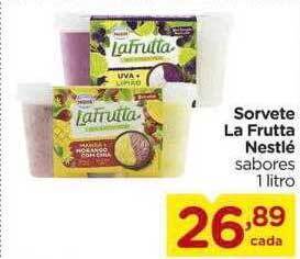 Carrefour Sorvete la frutta nestlé oferta