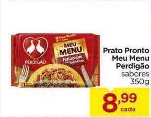 Prato pronto meu menu perdigão