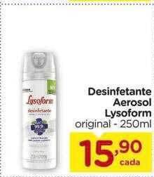 Carrefour Desinfetante aerosol lysoform oferta