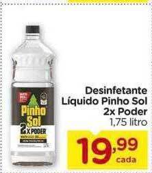 Carrefour Desinfetante liquido pinho sol 2x poder oferta