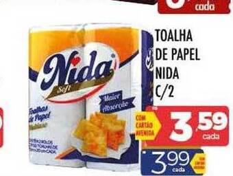 Supermercados Avenida Toalha de papel nida oferta