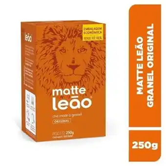 X Supermercados Chá matte original leão 250g oferta