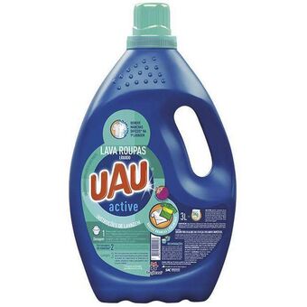 Lava roupas líquido uau active 3l