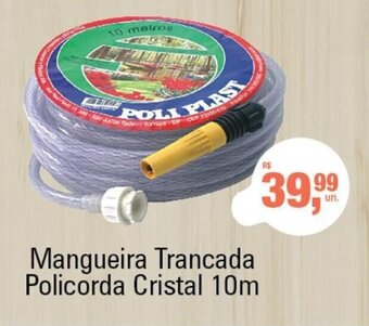 Mangueira Trancada Policorda Cristal 10m