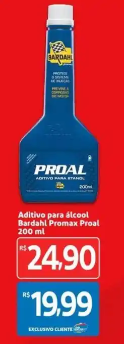 Aditivo para alcool Bardahl Promx Proal 200ml