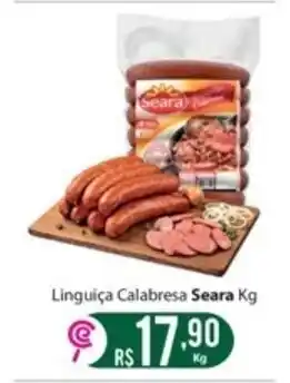 Comercial Esperança Linguica Calabresa Seara 1kg oferta