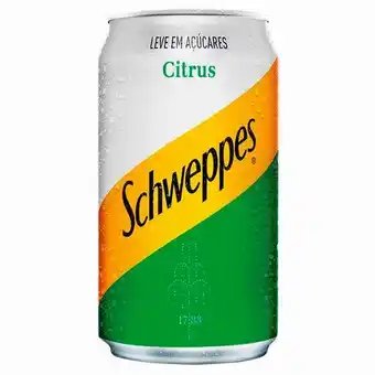Supermercados Tauste Refrigerante schweppes citrus leve em açúcar lata 350ml oferta