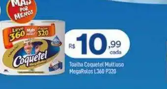 Toalha coquetel multiuso mega rollos l 360 p320