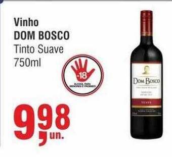 Higa Atacado Vinho dom bosco oferta