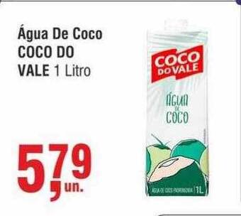 Higa Atacado Água de coco coco do vale oferta