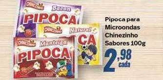 Rede Multi Market Pipoca para microondas chinezinho sabores oferta