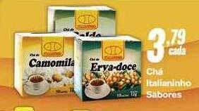 Chá italianinho sabores