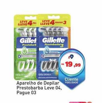 Tonin Superatacado Aparelho de depilar prestobarba leve 04 pague 03 oferta