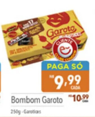 Bombom Garoto 250g