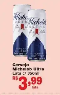 Makro Cerveja michelob ultra lata c/ 350ml oferta