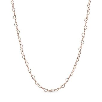 Pandora Colar pandora rose petite corações oferta