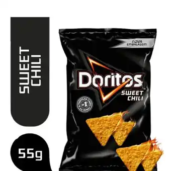 Extrabom Supermercados Salgadinho de milho pimenta adocicada sweet chili doritos pacote 55g oferta
