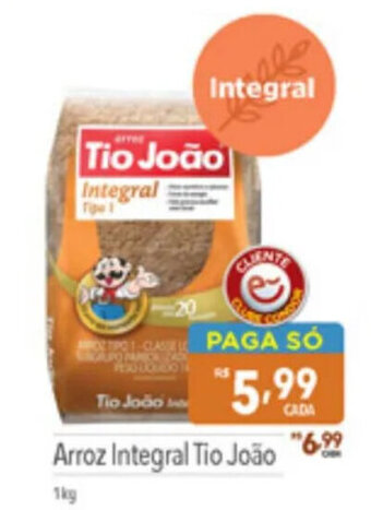 Supermercados Condor Arroz Integral Tio Joao 1kg oferta