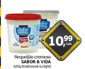 Cometa Supermercados Requeijao cremoso Sabor & Vida 420g oferta